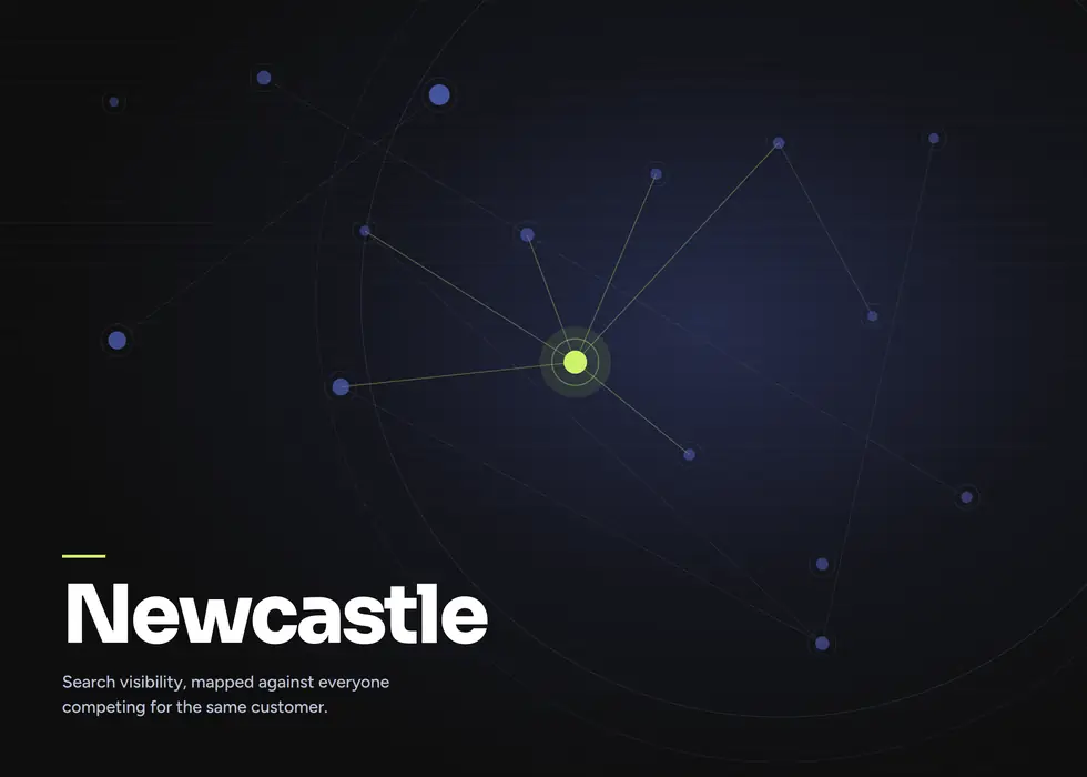 Search visibility map for Newcastle and the Hunter